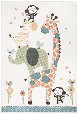 SAFAVIEH Carousel Kids Brandusa Animal Rug