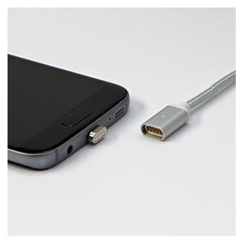 USB (2.0) Sumažinimas, Magnetický-USB C (3.1) M, 0, sidabrinė, magnetinio kabelio redukcija (USB 2.0) (32889696)