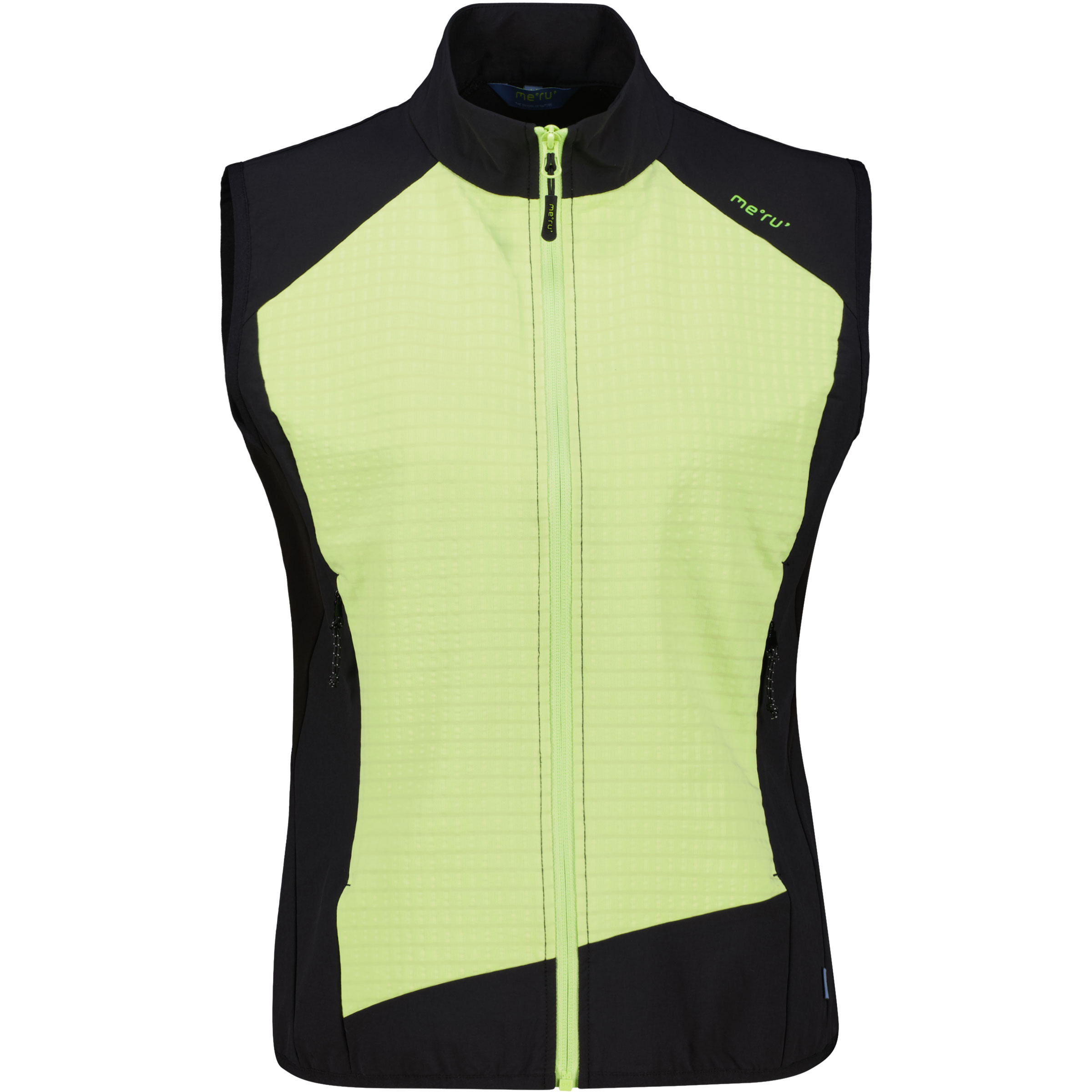 Bergzeit Basics Meru Geelong Weste Damen Softshellwesten gruen Größe L Trekking Elastisch