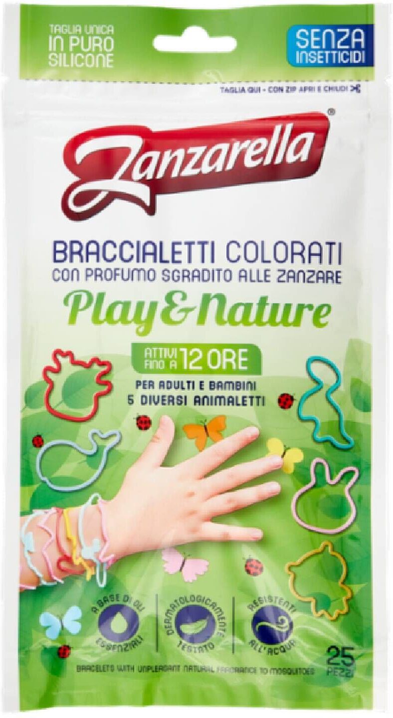Zanzarella Braccialetti Paly&Nature 25 Pezzi