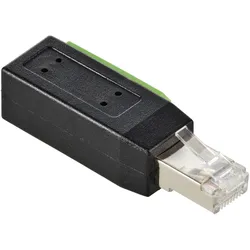 Tru Components TC-11503196 TC-RJ45-TB Verbinder RJ-45 1 St., Elektronikkabel + Stecker