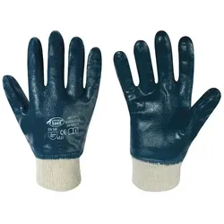 Arbeitshandschuhe Mariner Nitril vollbeschichtet XL Gr. 10, Nitrilhandschuhe mit Strickbund, öl- & fettabweisend