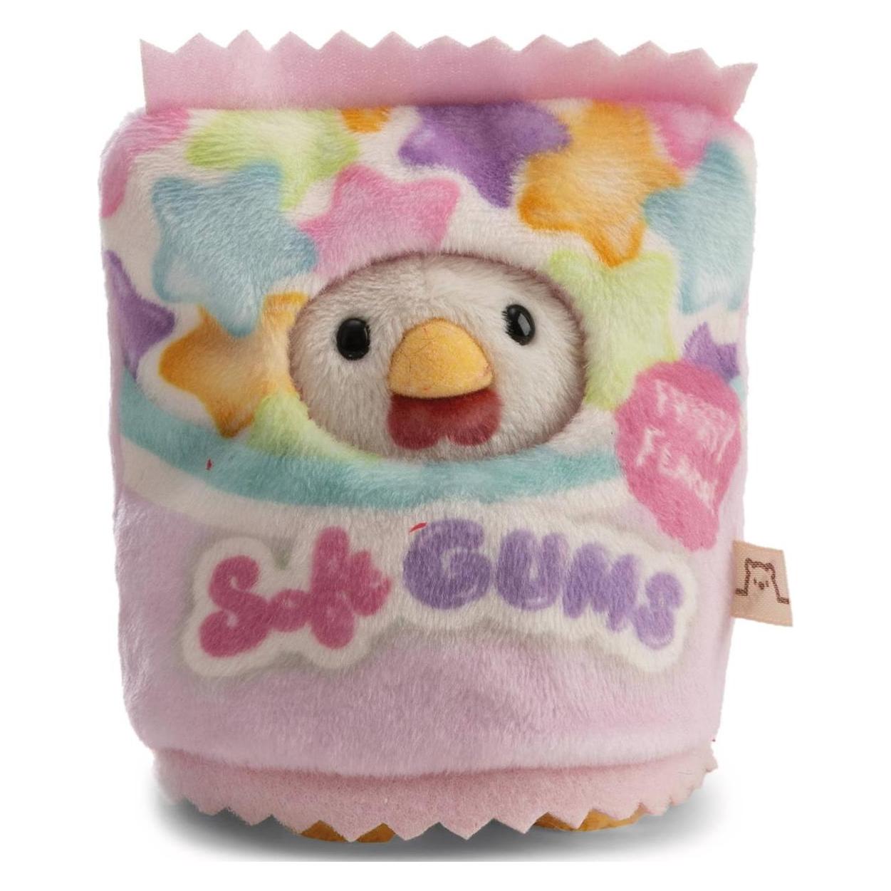 NICI plush toy cock Keko with star and soft gums bag costume 8 cm (8 cm) (63382)