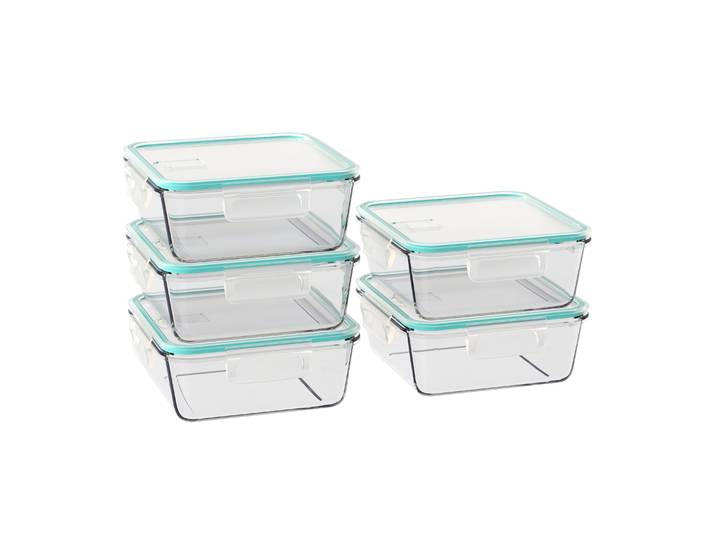 Vorratsbehälter Glas 5er Set 800 ml