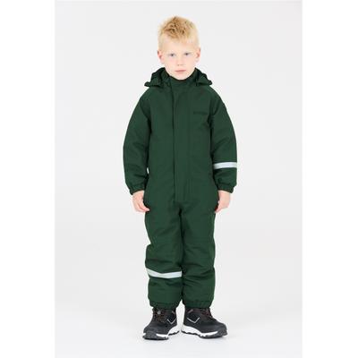 Schneeoverall ZIGZAG "Vally", Mädchen, Gr. 98, EURO-Größen, grün (tannengrün), 100% Polyester, lang, Overalls, mit wasser- und winddichter Membran