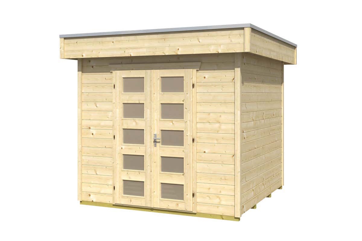 Carlsson Gartenhaus Venlo 1 250x250 aus Holz Gartenhütte Wandstärke: 28 mm Inklusive: Fußboden Geräteschuppen