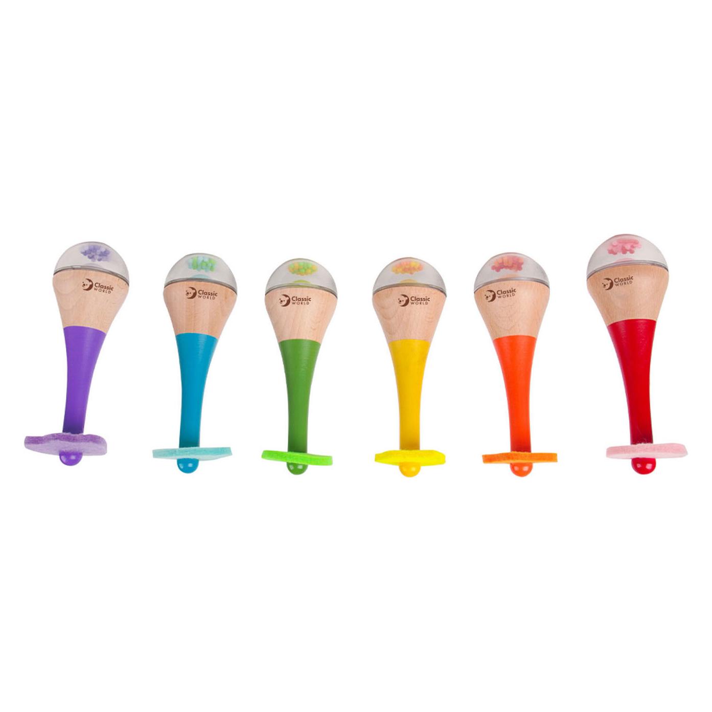 Classic World Rainbow Maracas (MCU40527)