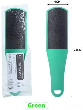 Inspired Finds Double Sided Curved Foot Scrubber Board Callus Remover And Dead Skin Removal Foot Scraper Tool green