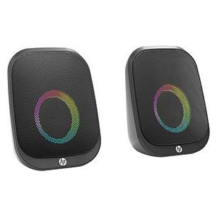 HP Lautsprechers DHS-2113, 2.0, 6W, schwarz, Bluetooth, Hintergrundbeleuchtung (8YJ98AA)