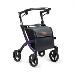Rollz Flex 2.0 Shopper Rollator, dark purple