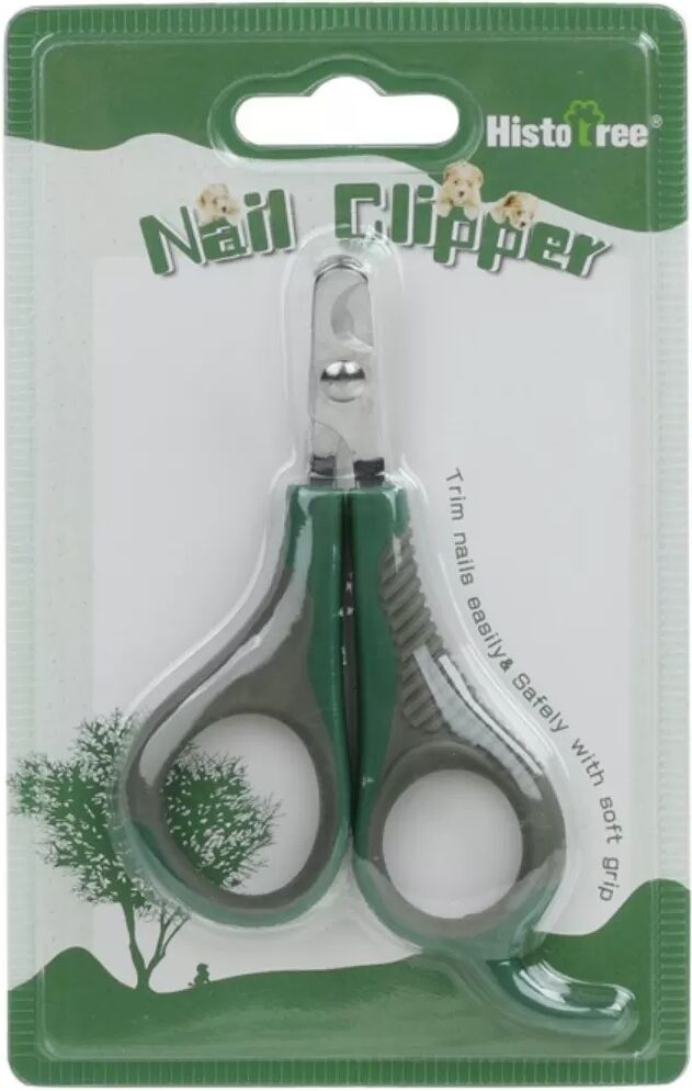 INF Coupe-ongles pour animaux vert olive : Lame en acier inoxydable, design ergonomique pour une coupe sûre et facile