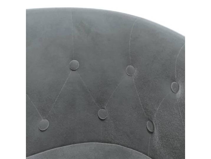 Fauteuil cabriolet - MOTHINESSTO - YY0223 - Velours gris foncé - Design contemporain - 1 place