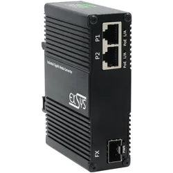Exsys Industrial 2-Port PoE++ Media Konverter 90W, Data Converter