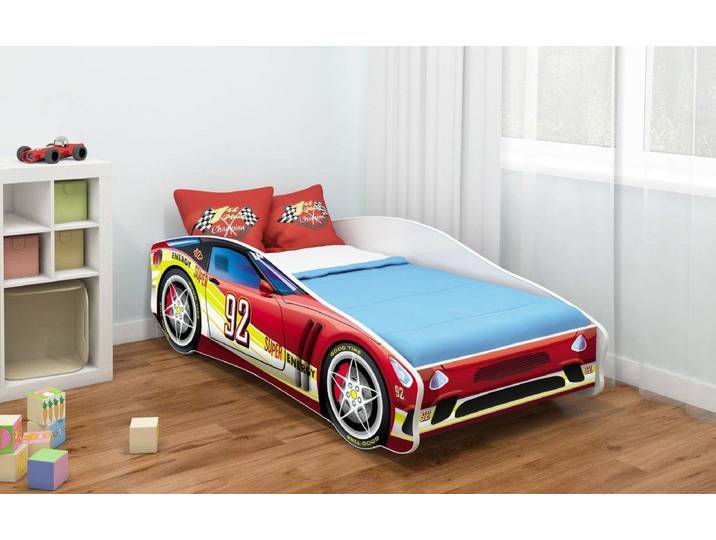 Kinderbett Car mit verschiedenen Motiven - 140x70 - Energy - Luxusbetten24