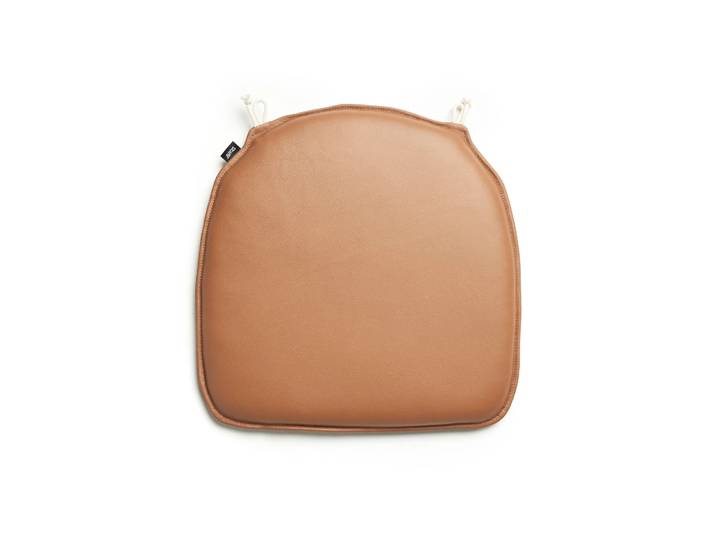 Stolab Coussin de chaise Lilla Åland Cuir Sörensen ultra brandy