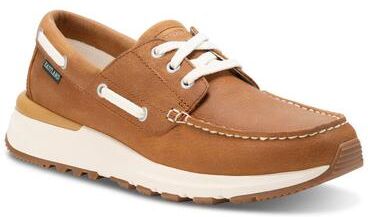 Men's Leap Trainer Leather Sneaker by Eastland in Tan (Size 8 D)
