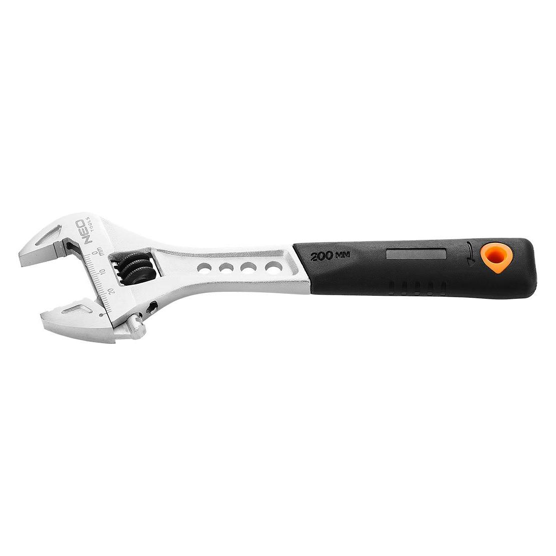 Neo Rollgabelschlüssel 200 mm Gummigriff (03-011) (TOP-03-011)