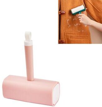 Inspired Deals Reusable Pet Hair Remover Lint Roller Clothes Lint Remover Roller For Pets & Fabrics pink
