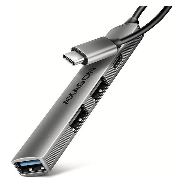 Axagon Another product HUE-STC ALU STRIP USB-C 4 port hub (USB-C, 4 Ports) (HUE-STC)
