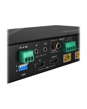 Lindy 100m Cat.6 4 Port HDMI 4K60 HDBaseT Splitter Extender Kabel Antenne/TV Audio/Multimedia Digital/Daten Digital/Display/Video Netzwerk Telefon Strom/Netzteil Video/Analog CAT 6 Koaxial 100 m 5-polig Glasfaser LWL CE FCC IEC (38355)