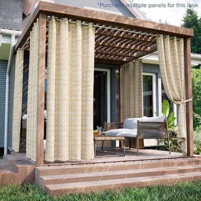 Awesome Home Outdoor Cabana Trellis Grommet Panel