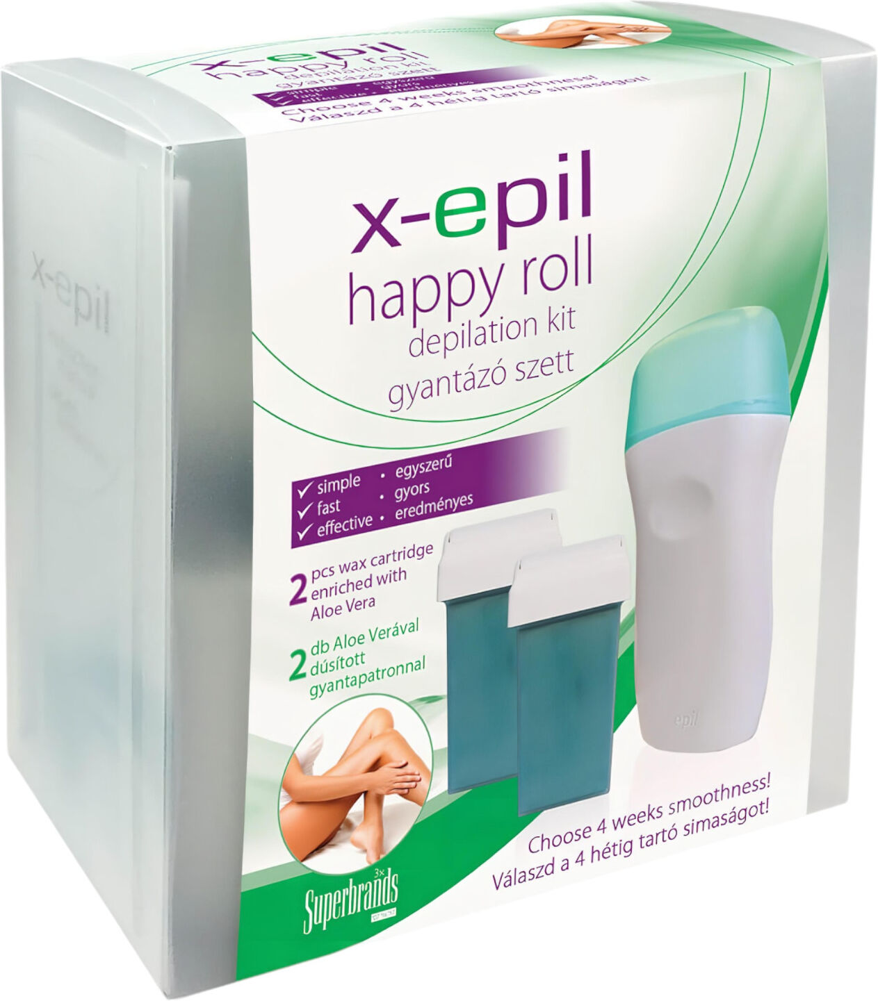 X-Epil - Voks Startsæt - Komplet Kit Til Hårfjerning