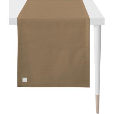 Tischläufer APELT "3959 Outdoor, Sommerdeko, Sommer", braun, B:46cm L:140cm, Polyester, Tischdecken, Panama