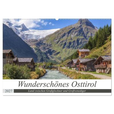 Wunderschönes Osttirol (Wandkalender 2027 DIN A2 quer), CALVENDO Monatskalender