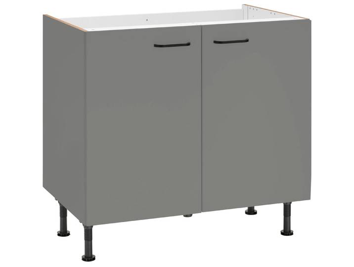 OPTIFIT Spülenschrank Elga mit Soft-Close-Funktion, höhenverstellbaren Füßen, Breite 90 cm