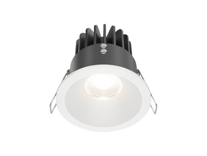 Maytoni Led-Spot, Weiss, Metall, F, 8.5 cm, CE, gleichmässige Lichtverteilung, Lampen & Leuchten, Innenbeleuchtung, Spots & Strahler, Einbauspots