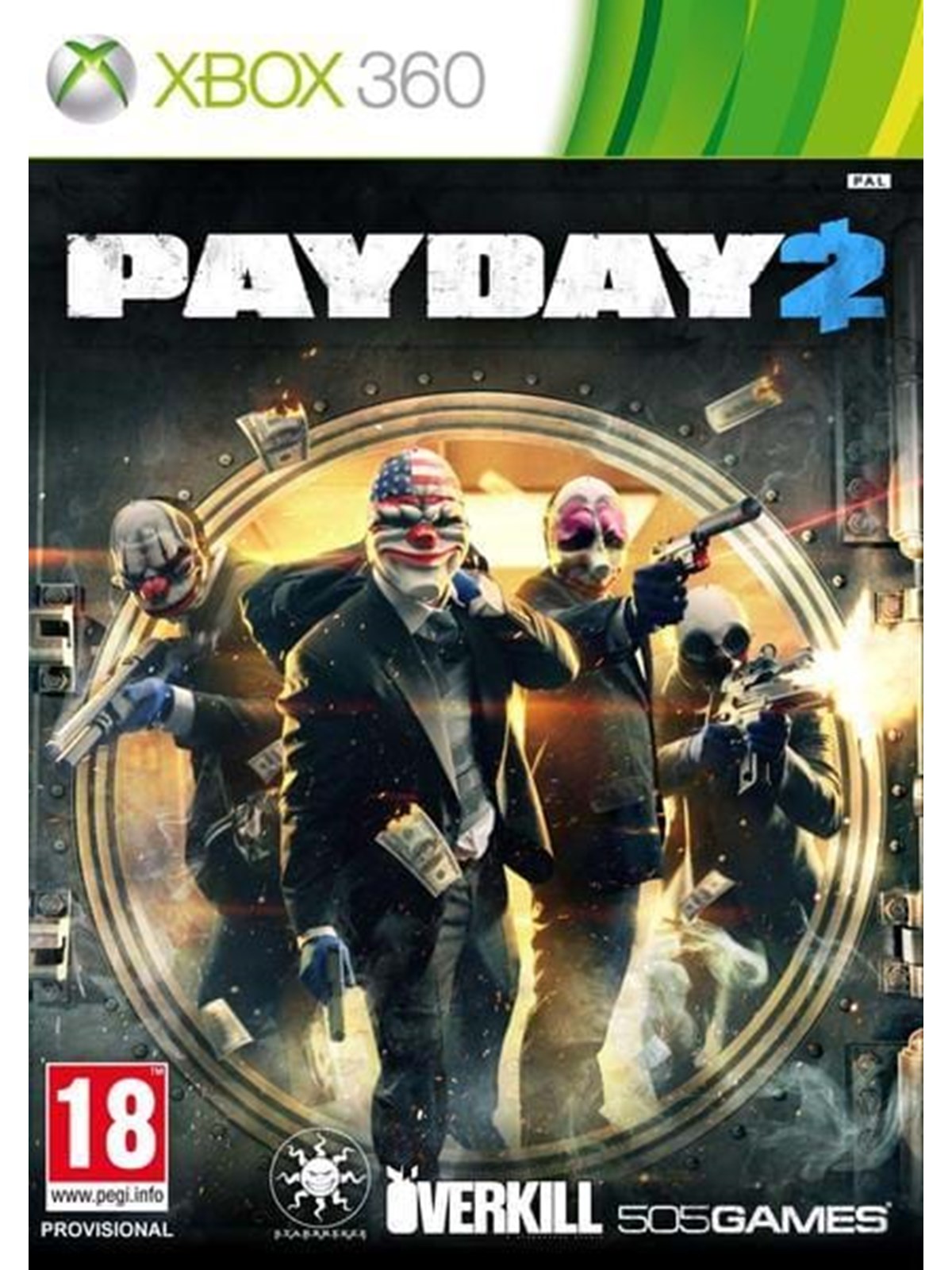 Payday2 - Microsoft Xbox 360 - Action - PEGI 18
