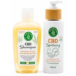 Hanf Gesundheit CBD-Haarpflege-Set (Shampoo + Spülung)