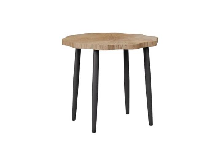 Vicco Couchtisch Ringo , Eiche 50 x 50 cm mit Ablagefläche zur Aufbewahrung von Zeitschriften
