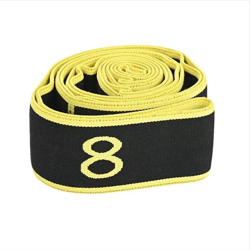 INF Segmentiertes Stretchband - 8 Schlaufen Gelb