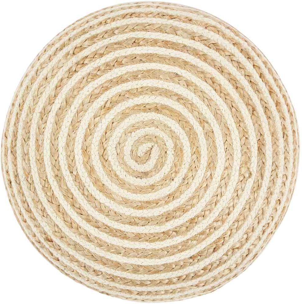 vidaXL Pouf fait à la main 45x30 cm Jute