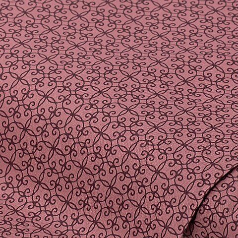 Baumwoll-Trachtenstoff "Ornamente", mauve