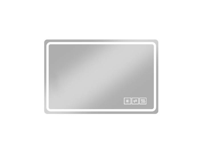 Okwish Wandspiegel 100/2,5/60 cm silber aus Glas mit Anti-Beschlag, Silberfarben, 60x2.5x100 cm, Spiegel, Wandspiegel