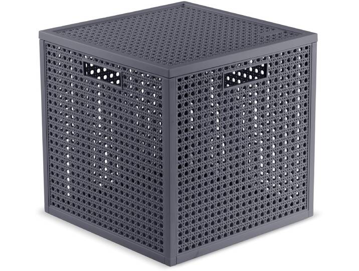 Curver Kaya Opbergmand Cube - 19L - 28x28x28 cm - Antraciet