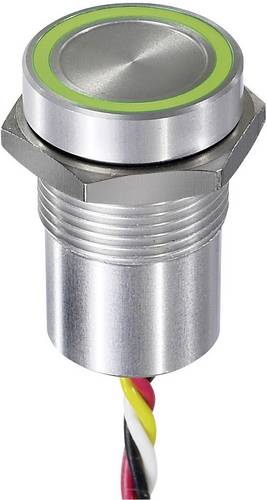 APEM CPB1110000KGSS CPB1110000KGSS Sensortaster 24V 0.2A tastend Grün, Rot IP68, IP69K 1St.