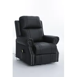 Happy Home Elektrisch verstellbarer Relaxsessel, ca. 92 x 104 x 98,5 cm - Schwarz