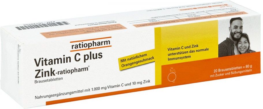 Vitamin C-ratiopharm Vitamin C Plus Zink-ratiopharm Brausetabletten