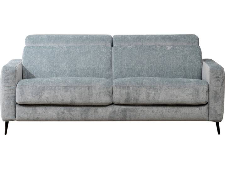 Alberto Martinelli Schlafsofa LUCA, grau-blau, Stoff