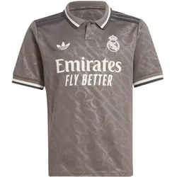 ADIDAS Kinder Trikot Real Madrid 24/25 Ausweichtrikot, Größe 128 in Grau Grau