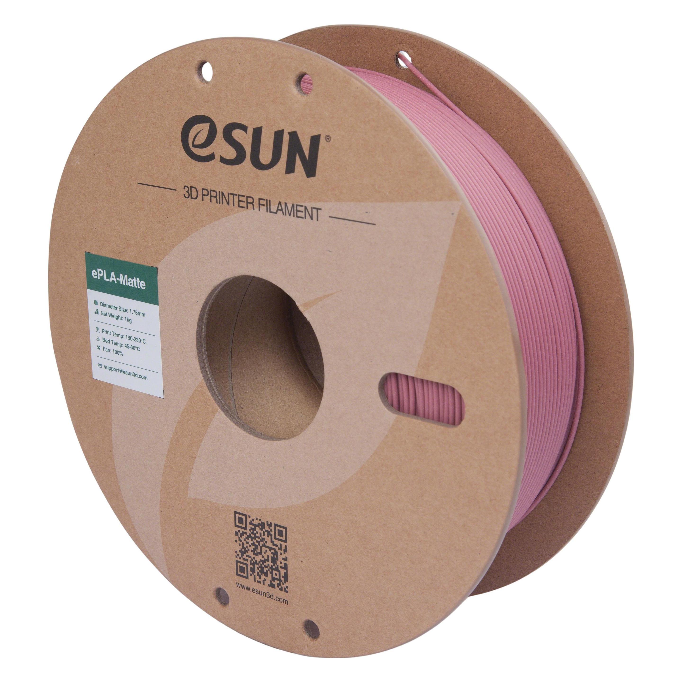 eSUN ePLA-Matte Morandi Purple Filament 1.75mm 1Kg (PLA, 1000 g, 1.75 mm) (ePLA-Matte-P175MP1)