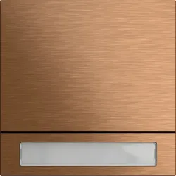 Gira 5531921 Ruftastenmodul 1f System 106 Bronze