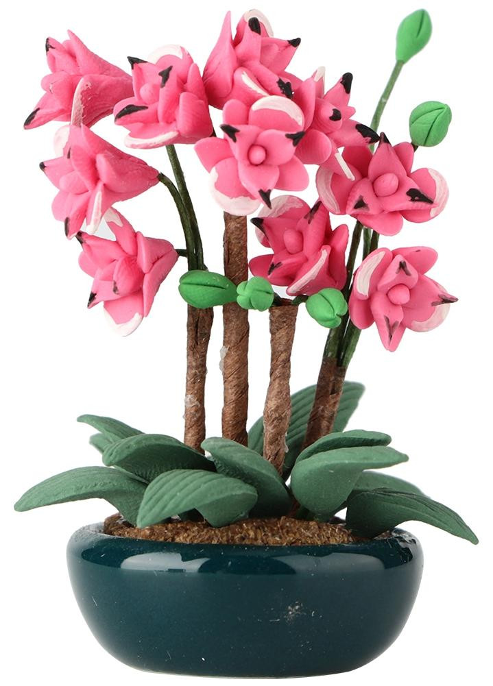 Gistuch Miniatuur Bonsai-tuin Bloemaccessoires voor Poppenhuizen en Balkondecoratie Schaal 1:12