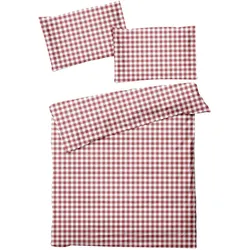 Traumschlaf, Bettwäsche, Landhaus Karo (Bettwäsche Set, 160x210 cm + 65x100 cm)