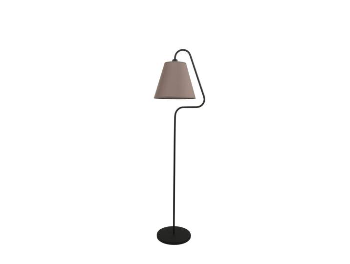 Lampadaire en métal Altur - 45 x 35 x 162 cm - Noir