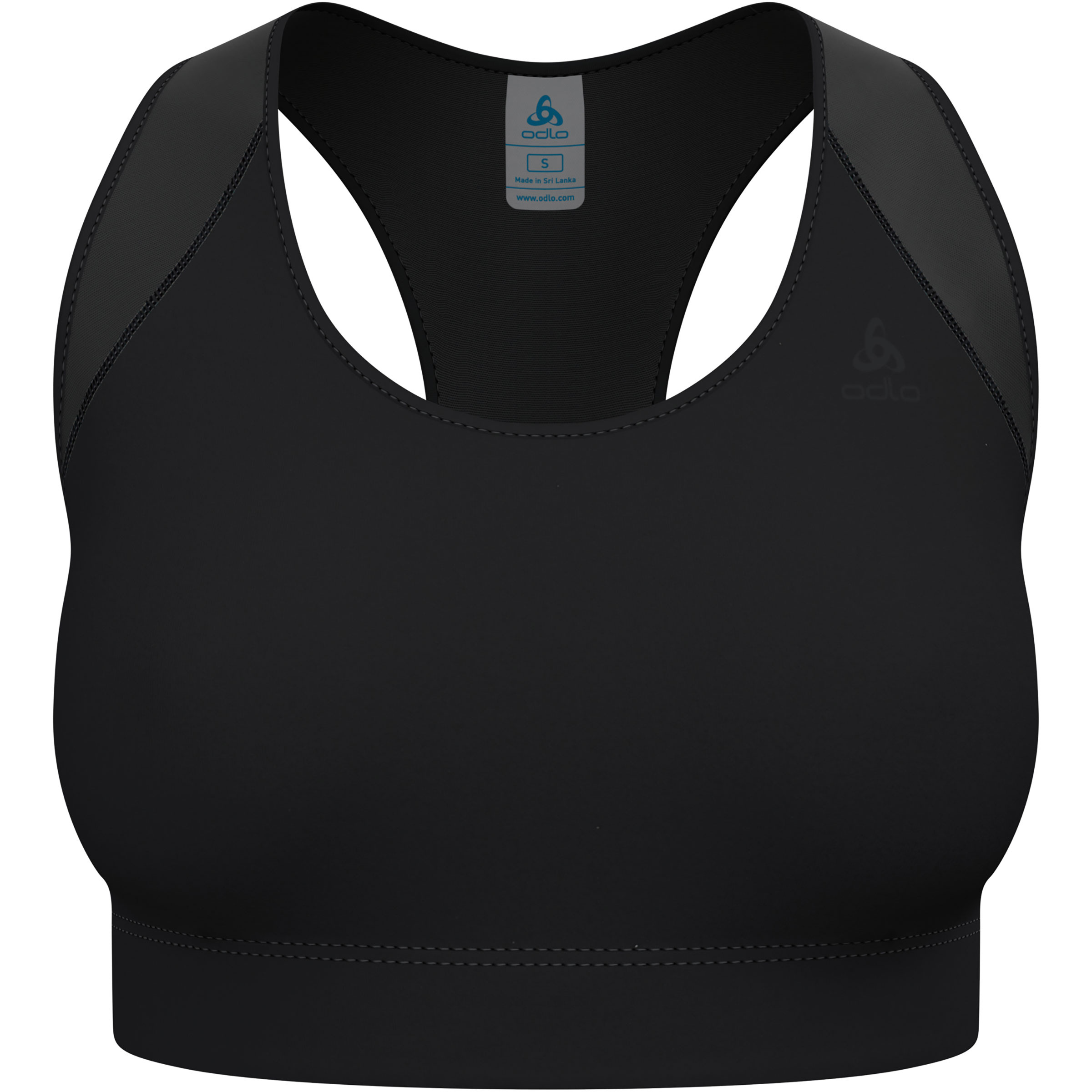 Odlo Medium Support Sport BH Damen Sport-BHs schwarz Größe XS Elastisch