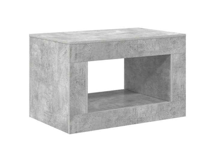 Couchtisch Betongrau, Kompakter Beistelltisch für Wohnzimmer und Büro Schlankes Design, vielseitige Nutzung, stabile Materialien, einfache Montage, ideal für kleine Räume